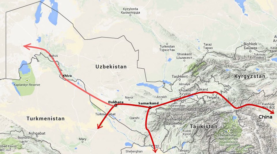 Silk road Routes